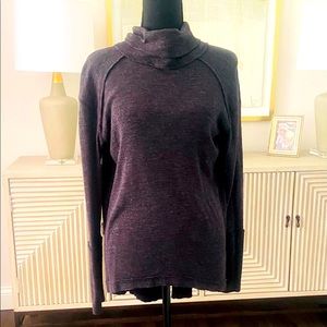 Free People, size small, charcoal gray pullover